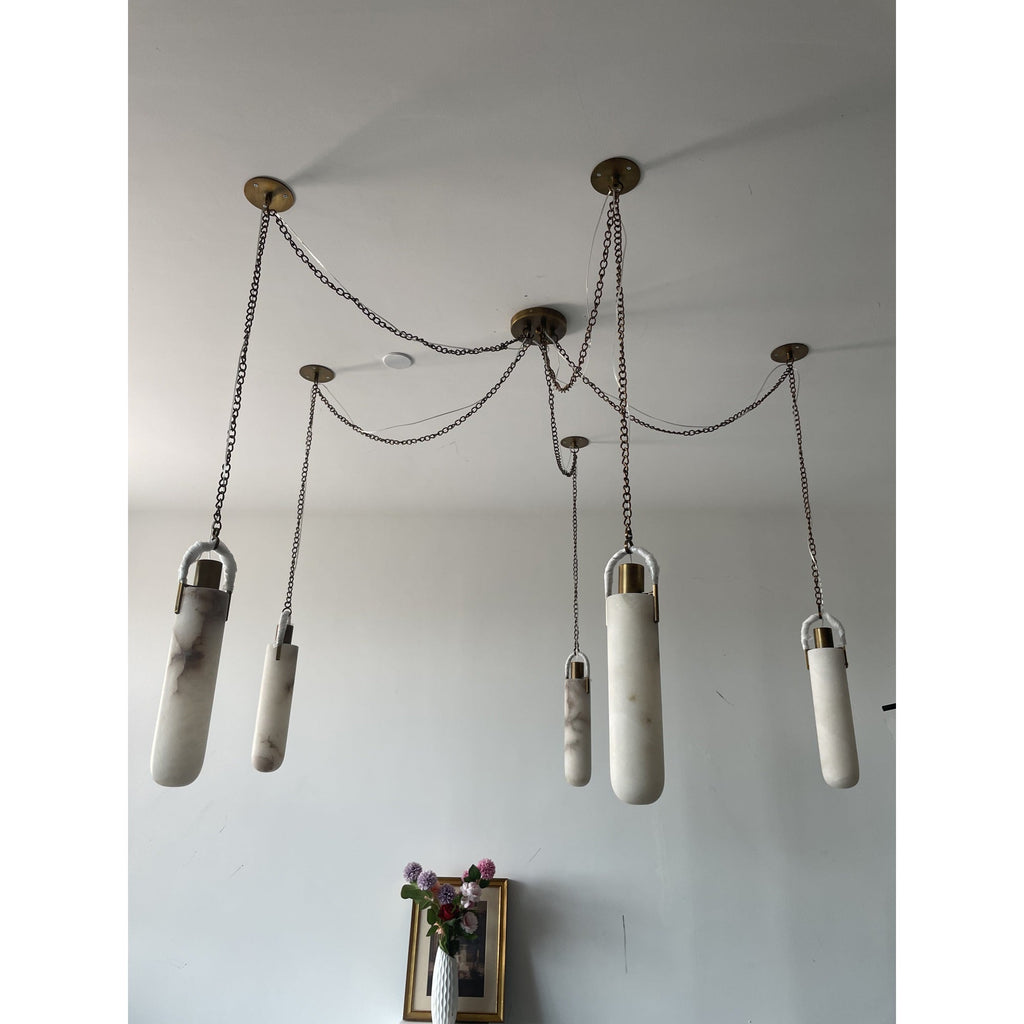 Lampada a Sospensione in Alabastro Flint