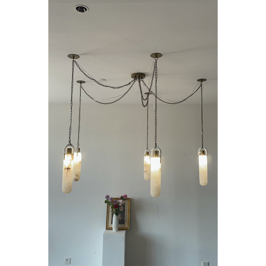 Lampada a Sospensione in Alabastro Flint