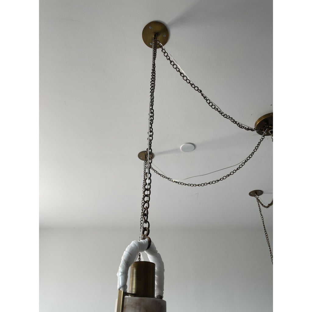Lampada a Sospensione in Alabastro Flint