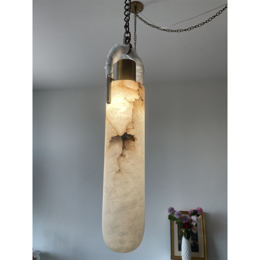 Lampada a Sospensione in Alabastro Flint