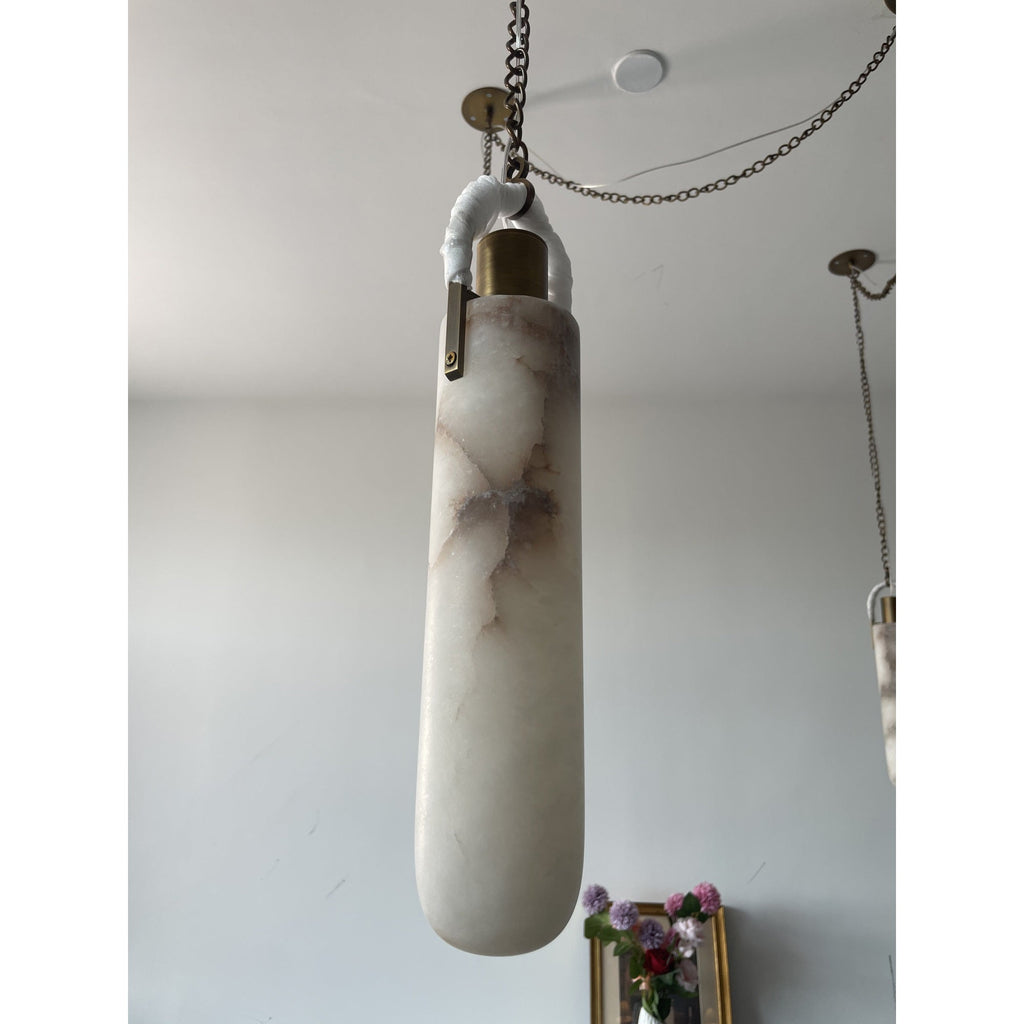 Lampada a Sospensione in Alabastro Flint