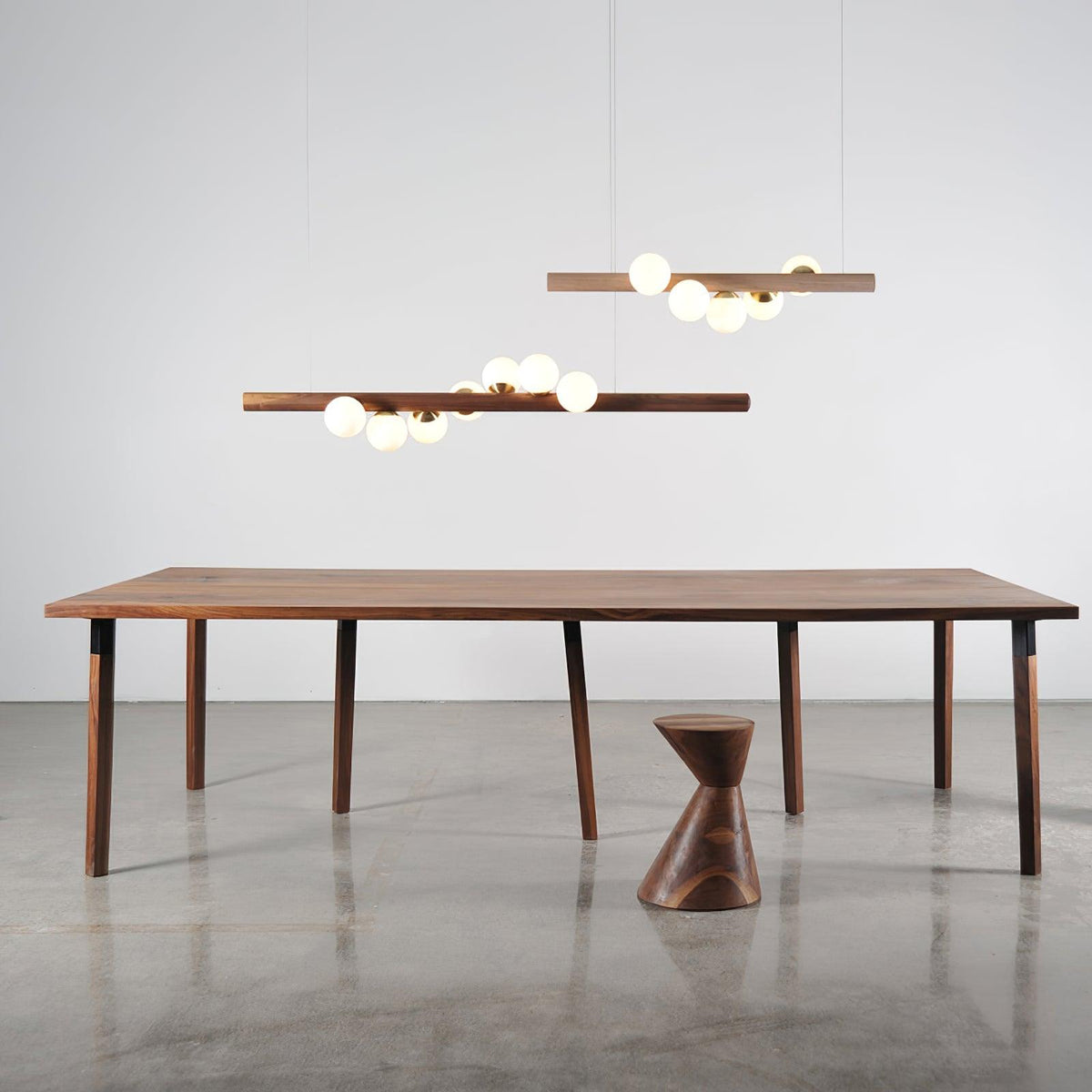 Lampada a sospensione in legno scandinavo