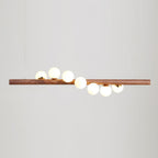 Lampada a sospensione in legno scandinavo