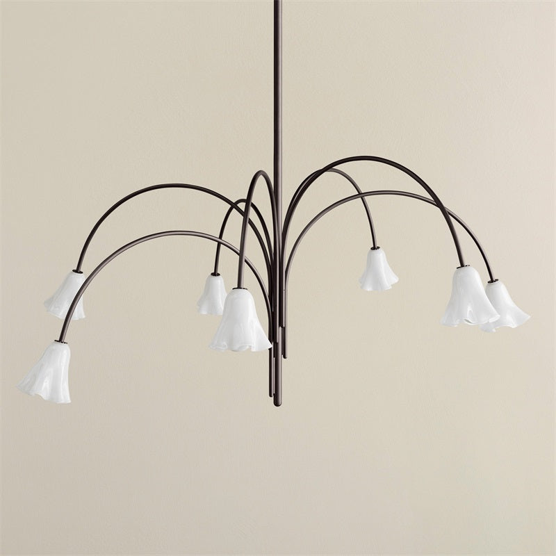 Lampadario in Vetro Flora