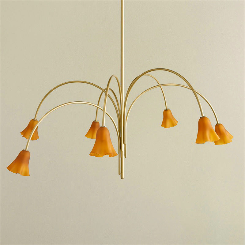 Lampadario in Vetro Flora
