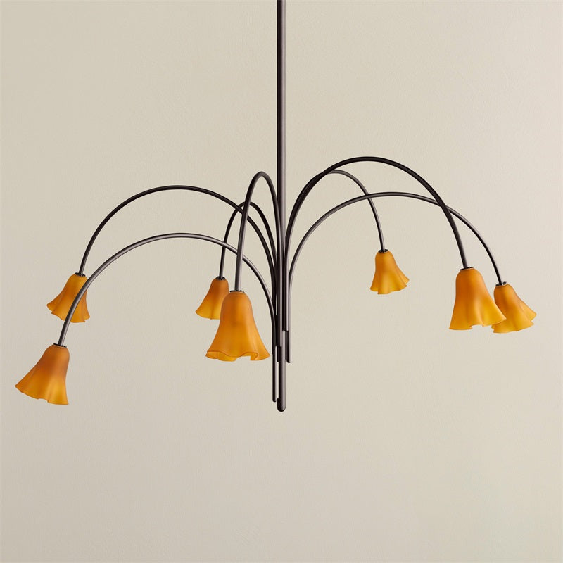 Lampadario in Vetro Flora