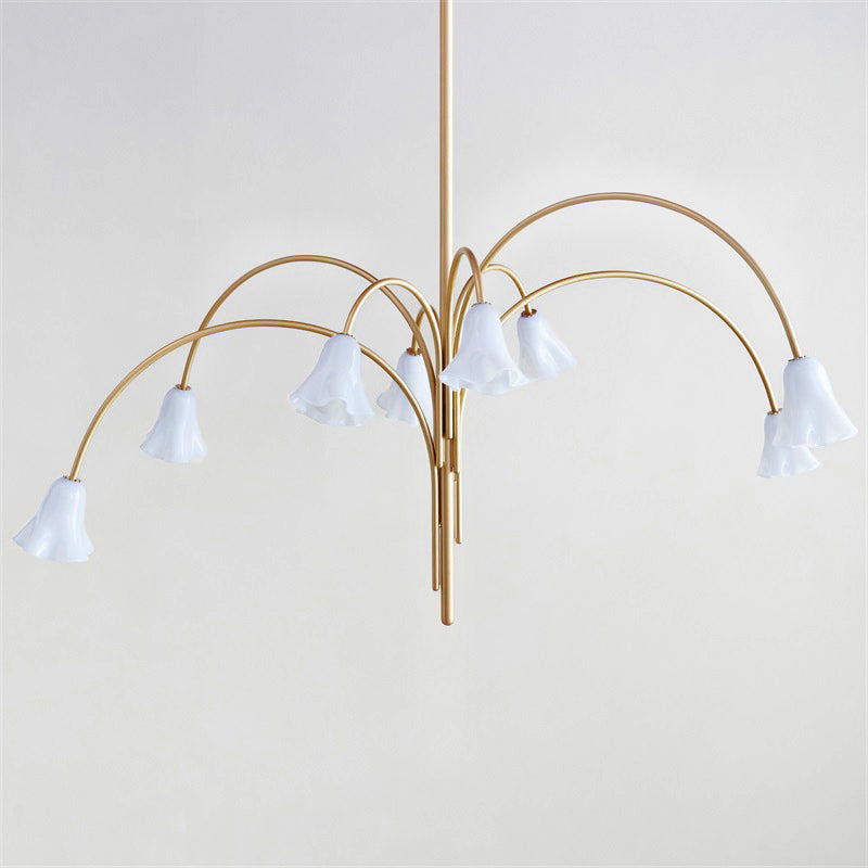 Lampadario in Vetro Flora