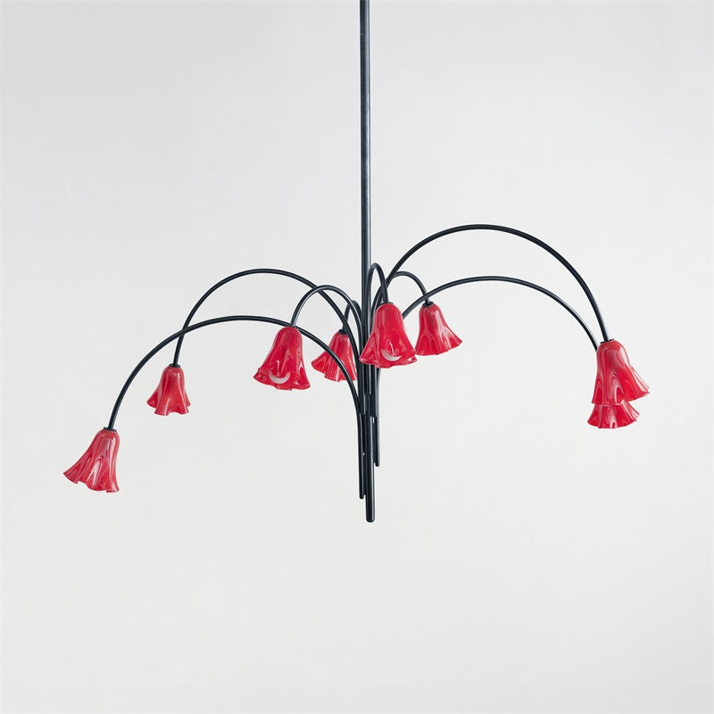 Lampadario in Vetro Flora