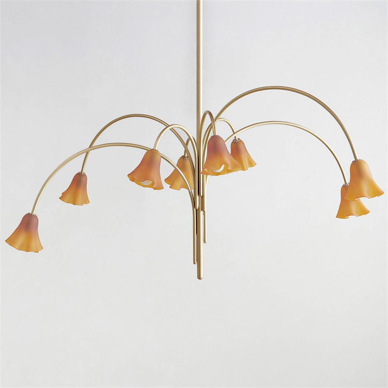 Lampadario in Vetro Flora