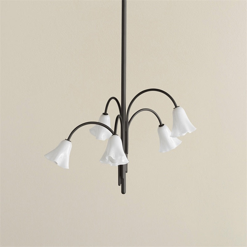 Lampadario in Vetro Flora