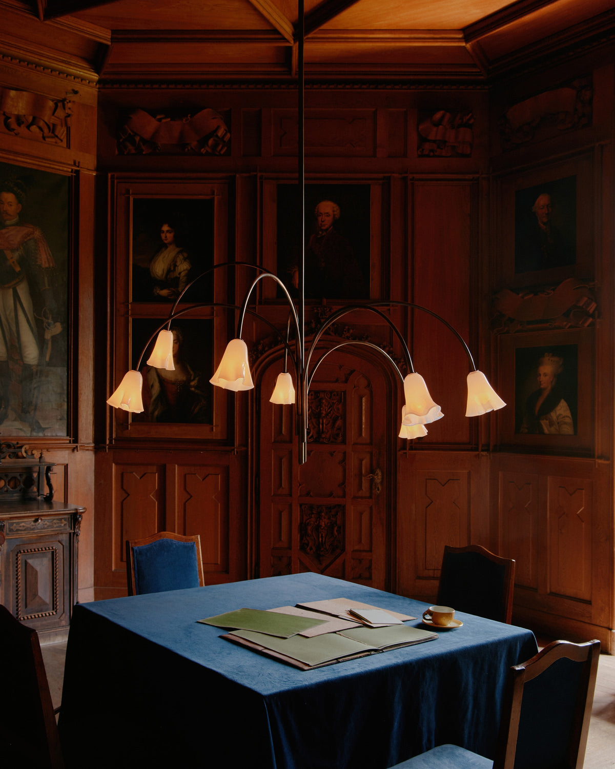 Lampadario in Vetro Flora