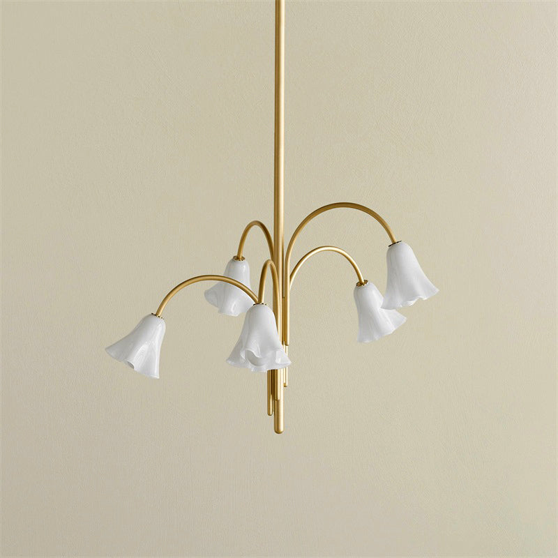 Lampadario in Vetro Flora