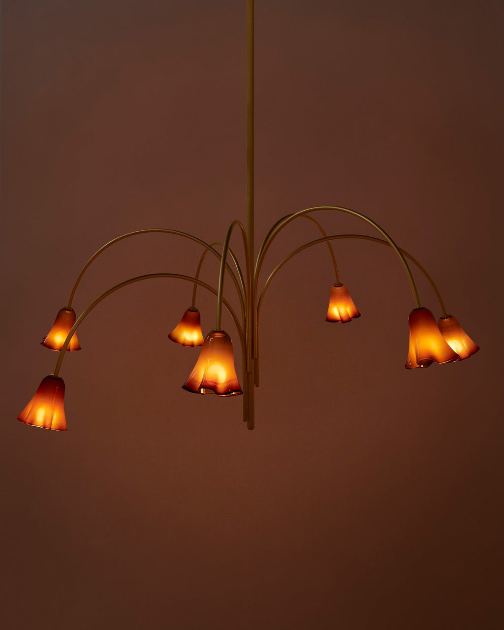 Lampadario in Vetro Flora