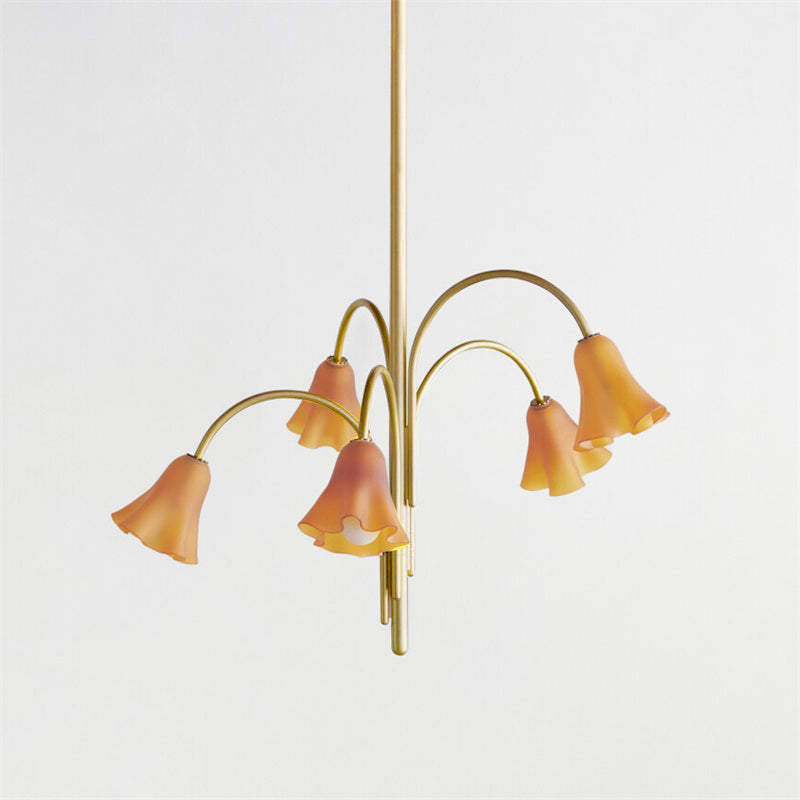Lampadario in Vetro Flora
