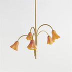 Lampadario in Vetro Flora