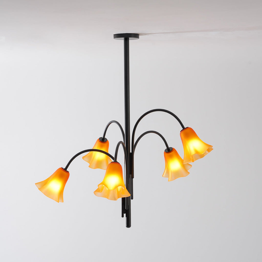 Lampadario in Vetro Flora