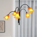 Lampadario in Vetro Flora