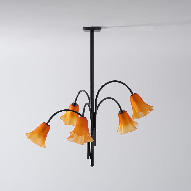 Lampadario in Vetro Flora