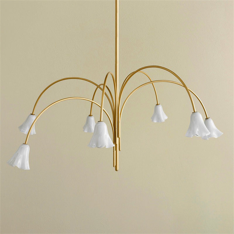 Lampadario in Vetro Flora