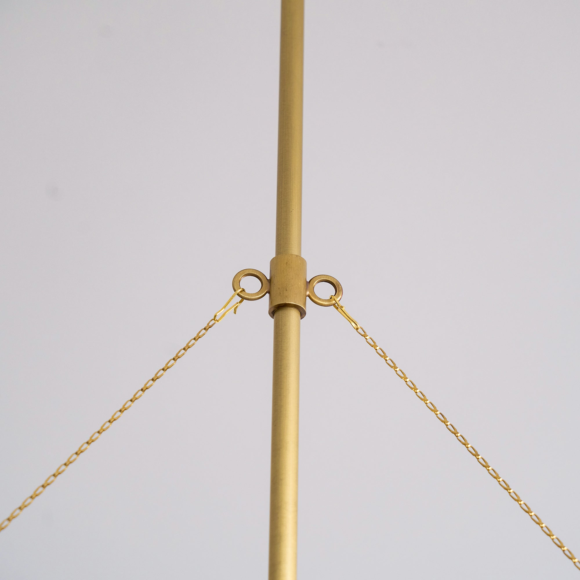 Lampadario in Vetro e Ottone Vavenia