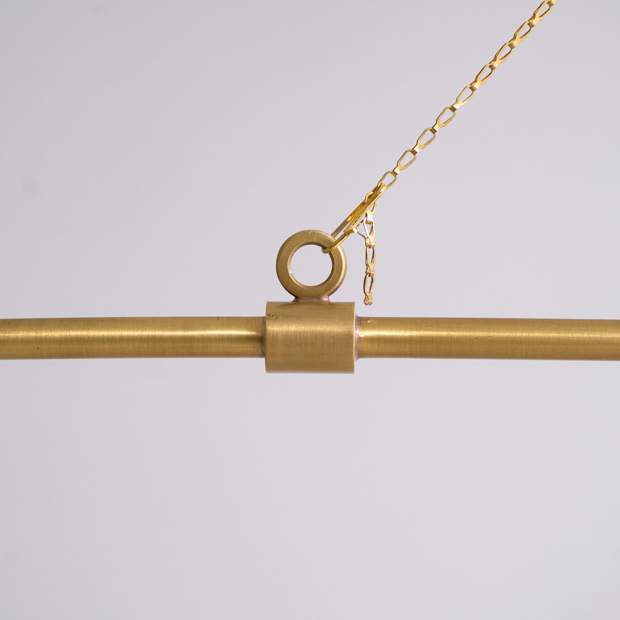 Lampadario in Vetro e Ottone Vavenia