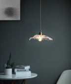 Lampada a Sospensione in Vetro a Forma di Fiore
