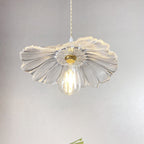 Lampada a Sospensione in Vetro a Forma di Fiore