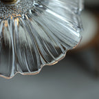 Lampada a Sospensione in Vetro a Forma di Fiore