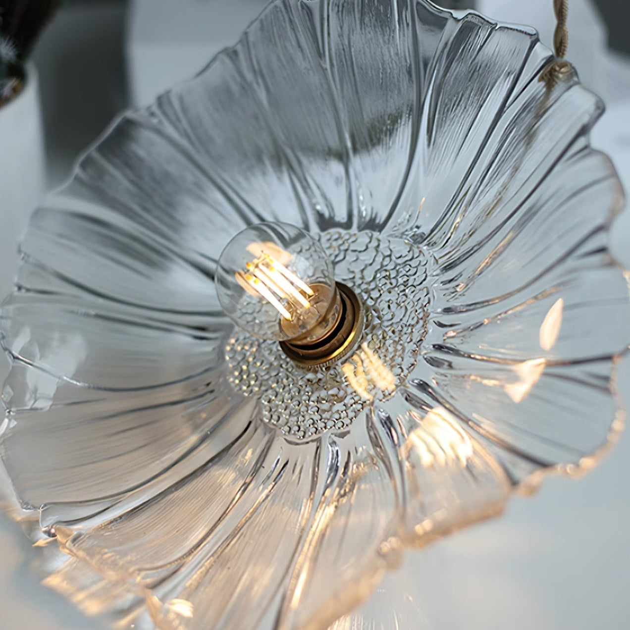 Lampada a Soffitto/Pendenti Calia Flower in Vetro