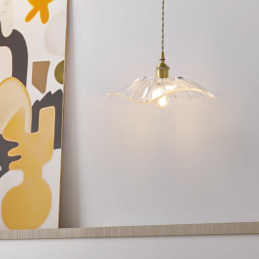 Lampada a Soffitto/Pendenti Calia Flower in Vetro
