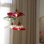 Lampada a Soffitto/Pendenti Calia Flower in Vetro
