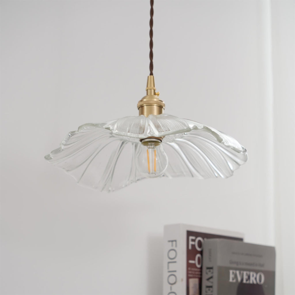 Luci Swag in Vetro a Forma di Fiore