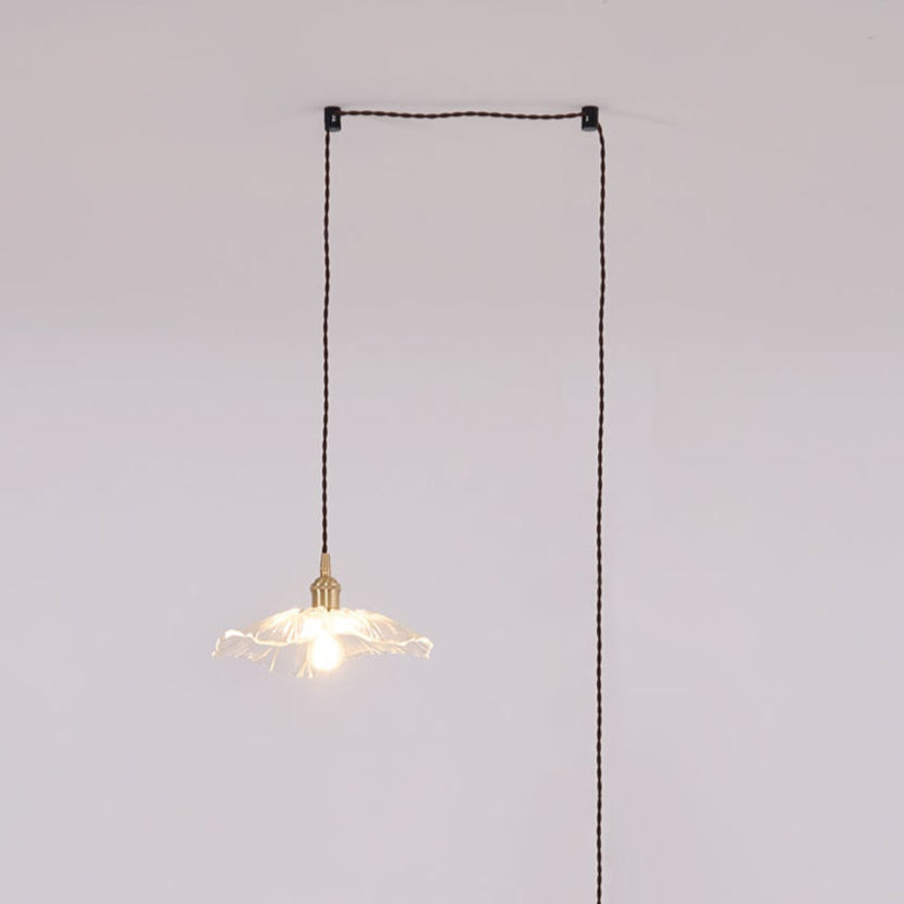 Luci Swag in Vetro a Forma di Fiore
