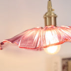 Luci Swag in Vetro a Forma di Fiore