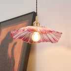 Luci Swag in Vetro a Forma di Fiore