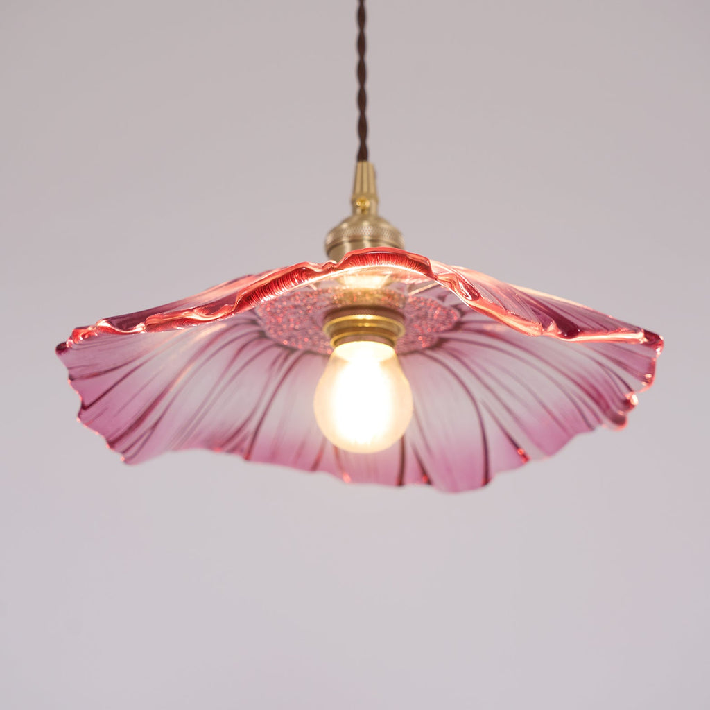 Luci Swag in Vetro a Forma di Fiore