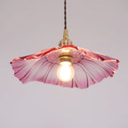Luci Swag in Vetro a Forma di Fiore