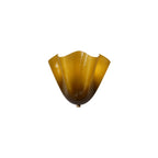 Lampada da Parete in Vetro a Forma di Fiore