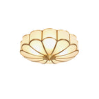 Lampada da soffitto in vetro ottone a forma di fiore Viraean