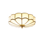 Lampada a soffitto in vetro a forma di fiore