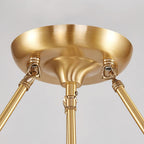 Lampada da soffitto in vetro a forma di fiore