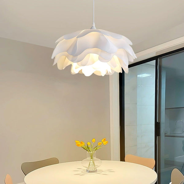 Lampada A Sospensione Bianca A Forma Di Fiore
