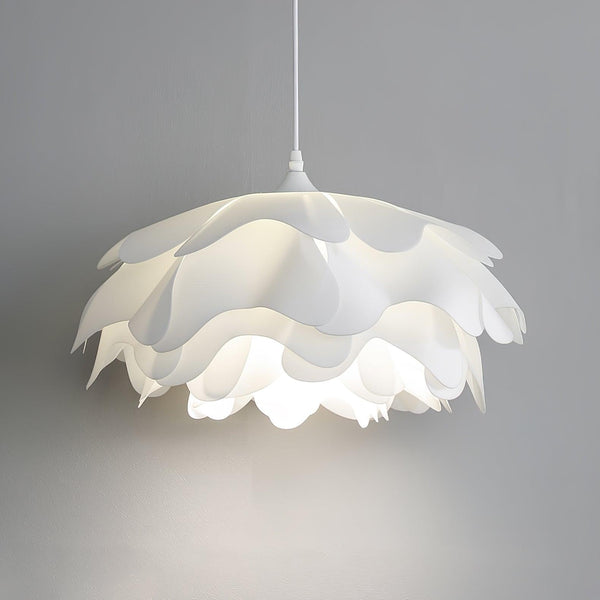 Lampada A Sospensione Bianca A Forma Di Fiore