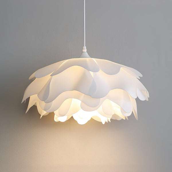 Lampada A Sospensione Bianca A Forma Di Fiore