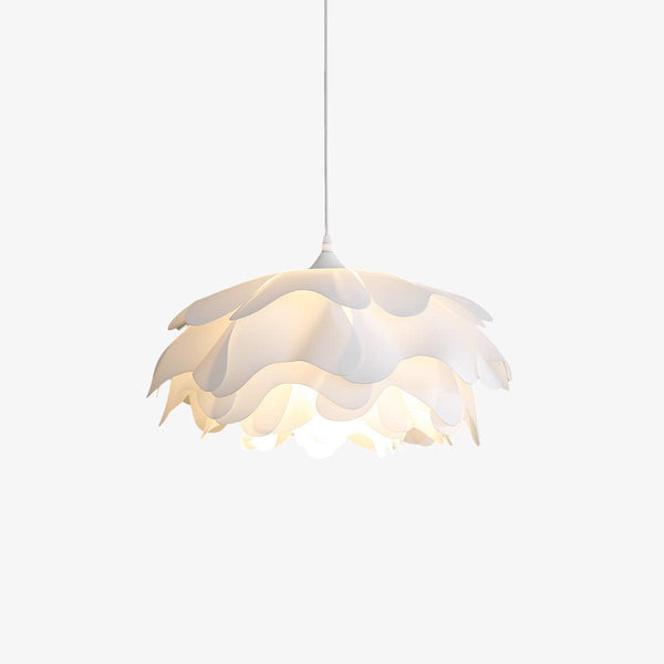 Lampada A Sospensione Bianca A Forma Di Fiore