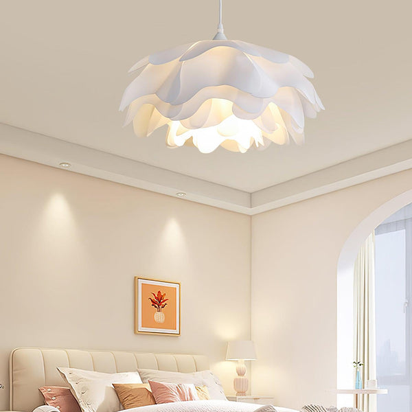 Lampada A Sospensione Bianca A Forma Di Fiore