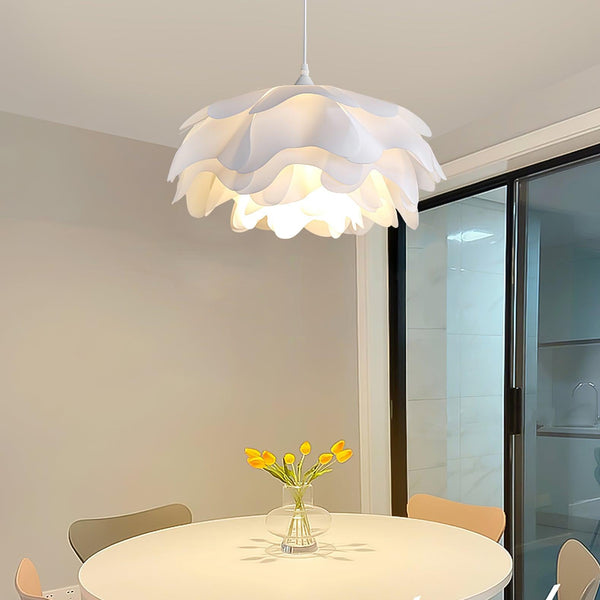 Lampada A Sospensione Bianca A Forma Di Fiore