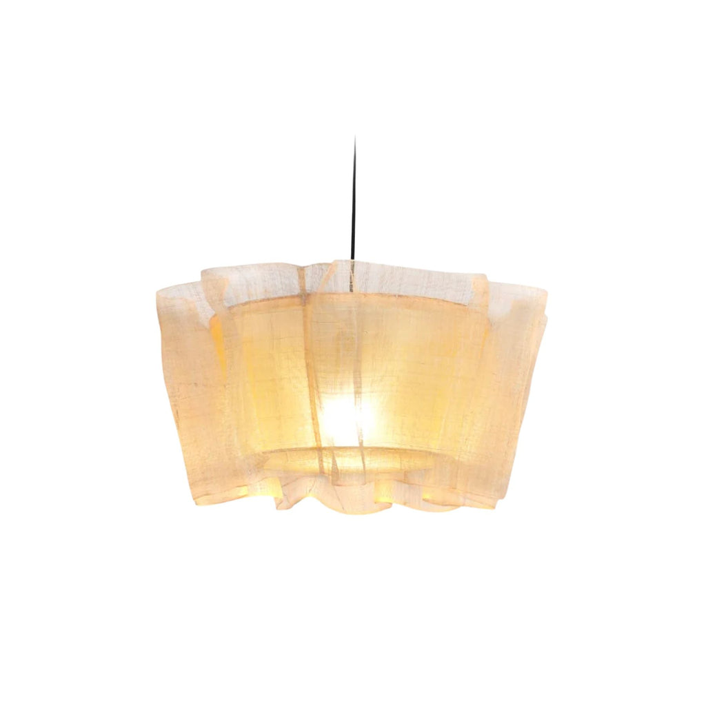 Lampada a sospensione Floxozo – Canapa – Beige – Ø 40 cm – Scandinava