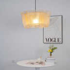 Lampada a sospensione Floxozo – Canapa – Beige – Ø 40 cm – Scandinava