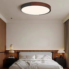 Moderna Lampada da Soffitto Circolare in Legno